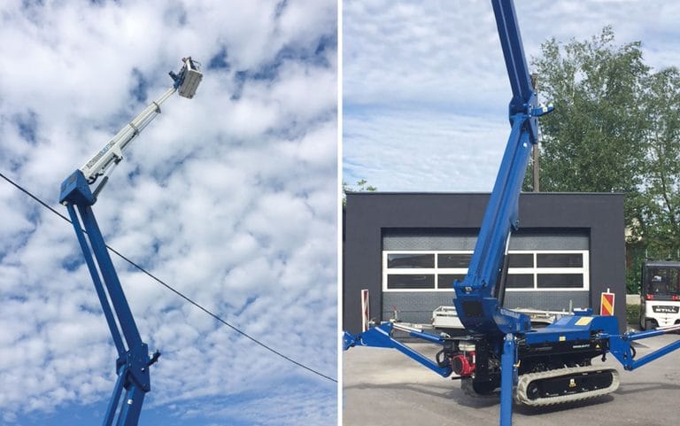 Übergabe zwei neuer Gelenksteiger von Ruthmann
