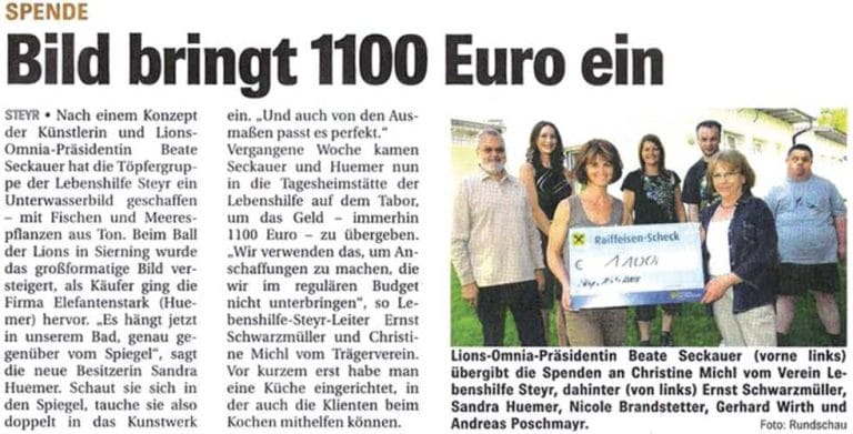 Unterwasserbild ersteigert